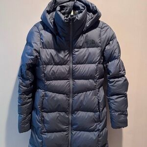 THE NORTH FACE METROPOLIS PARKA JACKET 550 FILL GOOSE DOWN in VANADIS GRAY S